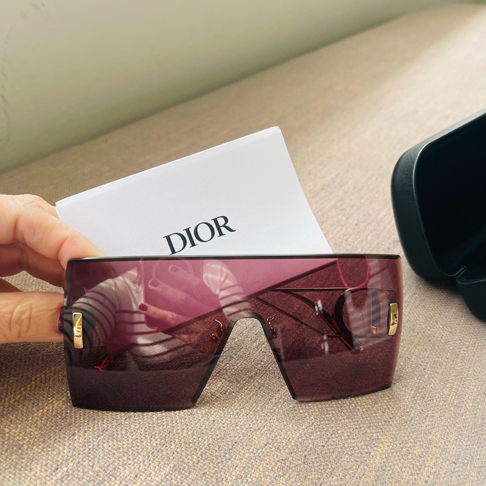 Dior Burgundy Sunglasses